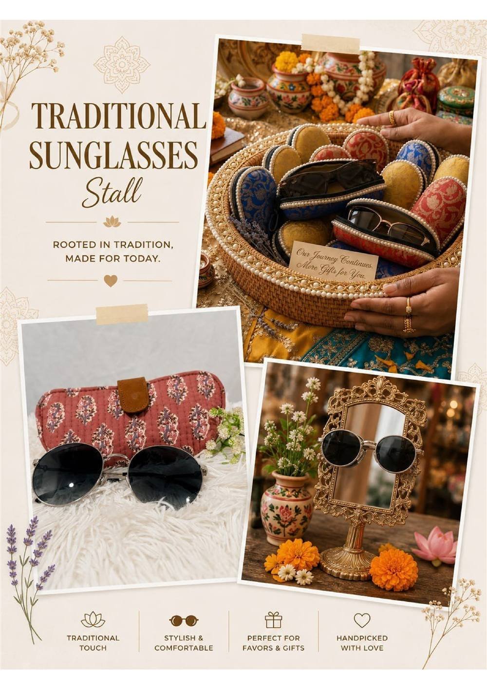 Indian Sunglass Case Carnival Stall — Carnival Artist wedding stall by Rajasthan Event Management